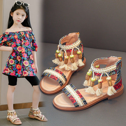 Summer Ethnic Style Retro Children&