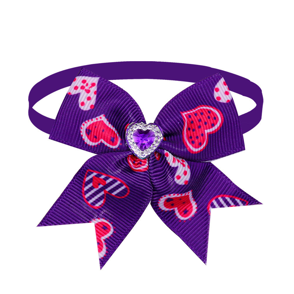 Pet Love Diamond Bow Tie Bow Tie Accessories