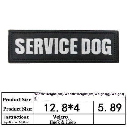 Pet Dog Accessories Embroidered Velcro New Pet Clothing Decorative Sticker Computer Embroidery Chapter