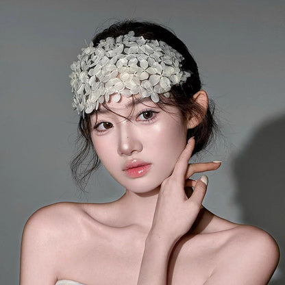 White Half Garland Headband Hair Band Head Accessories