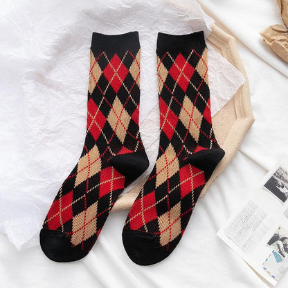 AutumnWinter Diamond-Patterned Women&