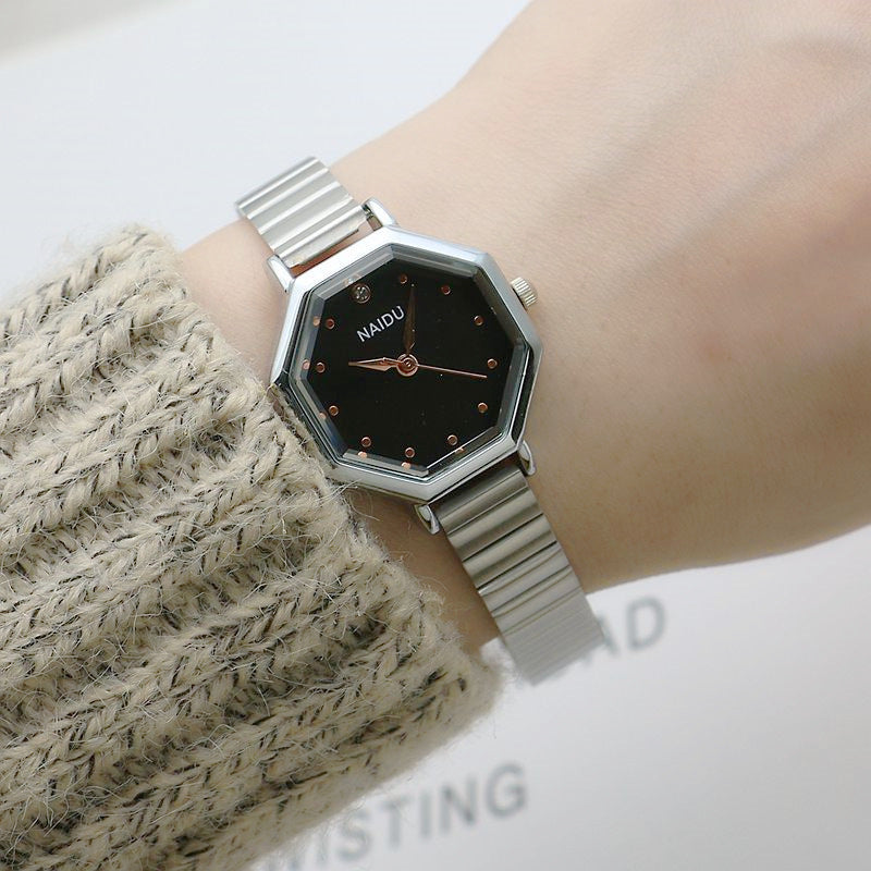 Shaped Woven Mesh Belt Women&