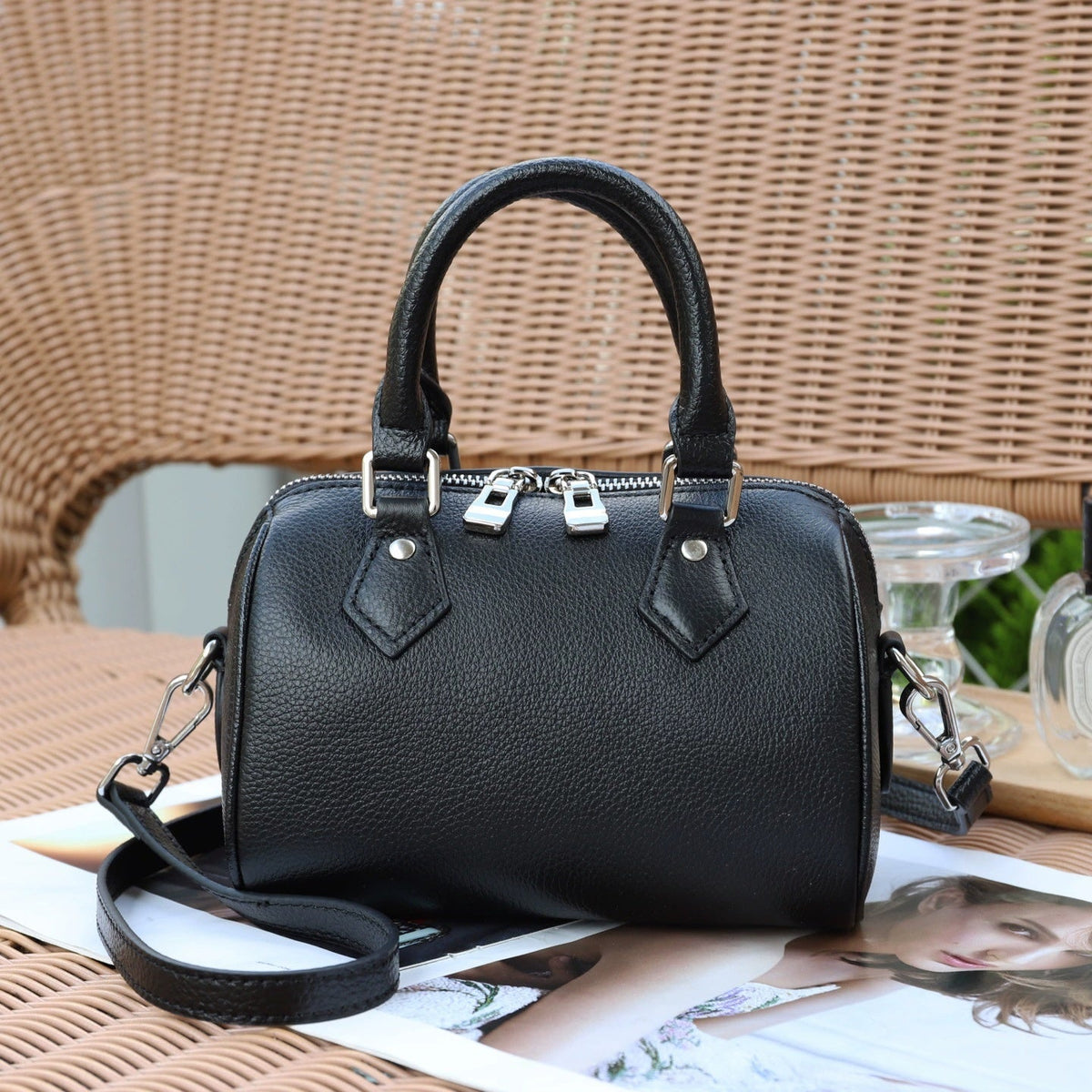 Top-grain Leather Women&