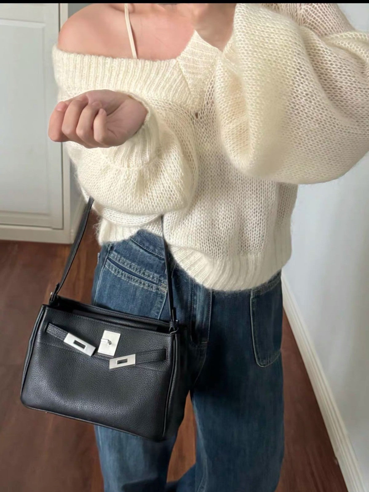 New Genuine Leather Women&