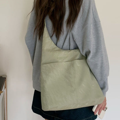 Soft large capacity hobo bag, women&
