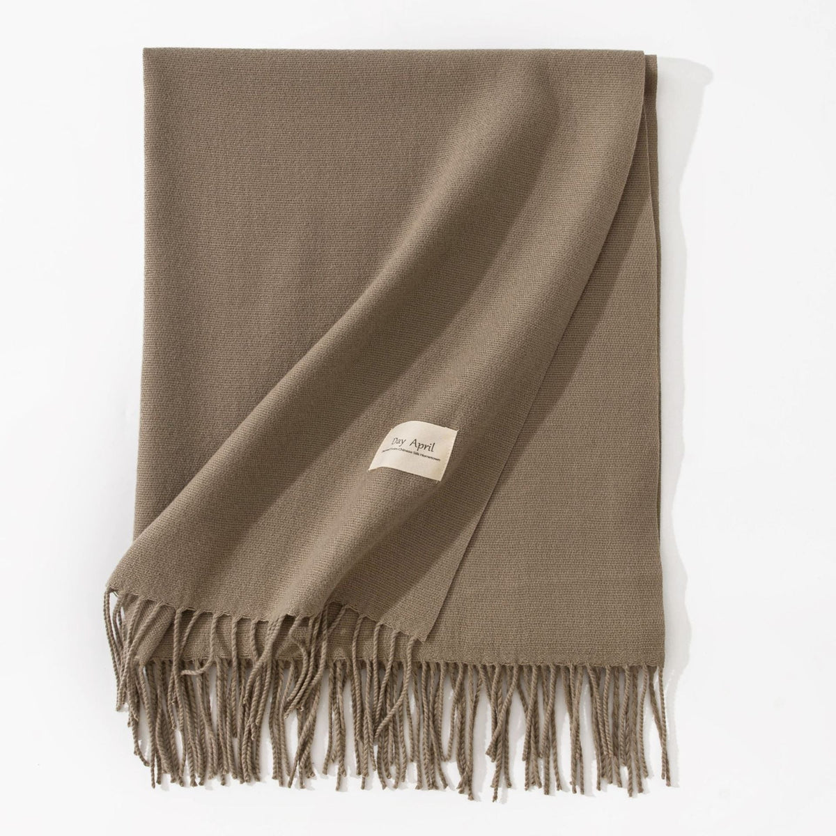 Pure Color Artificial Cashmere Scarf Women&
