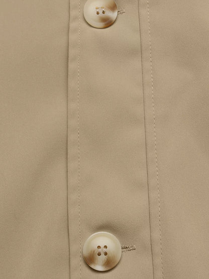 Button-Down Dropped Shoulder Outerwear