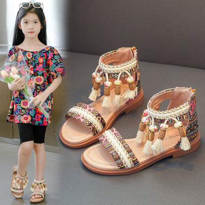 Summer Ethnic Style Retro Children&