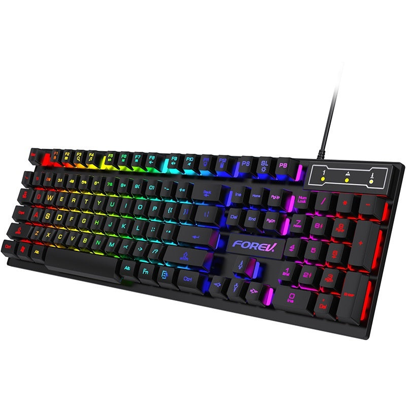 Wired Keyboard Luminous Desktop And Notebook Computer Accessories