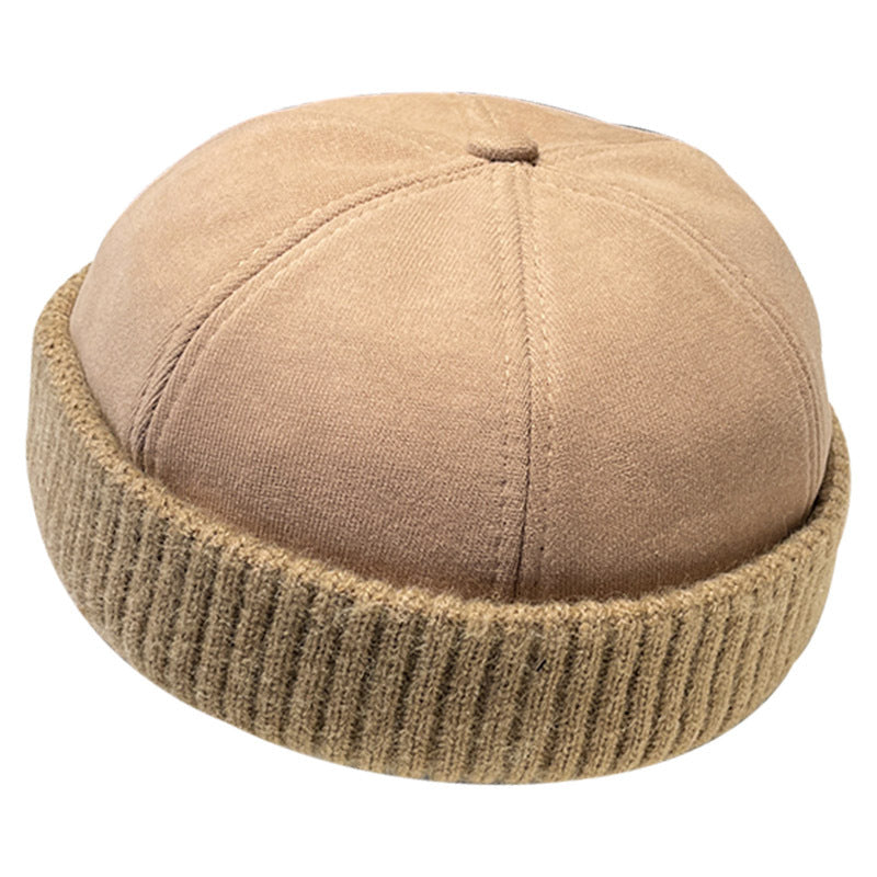 Autumn And Winter Deerskin Velvet Beret Melon Skin Hat