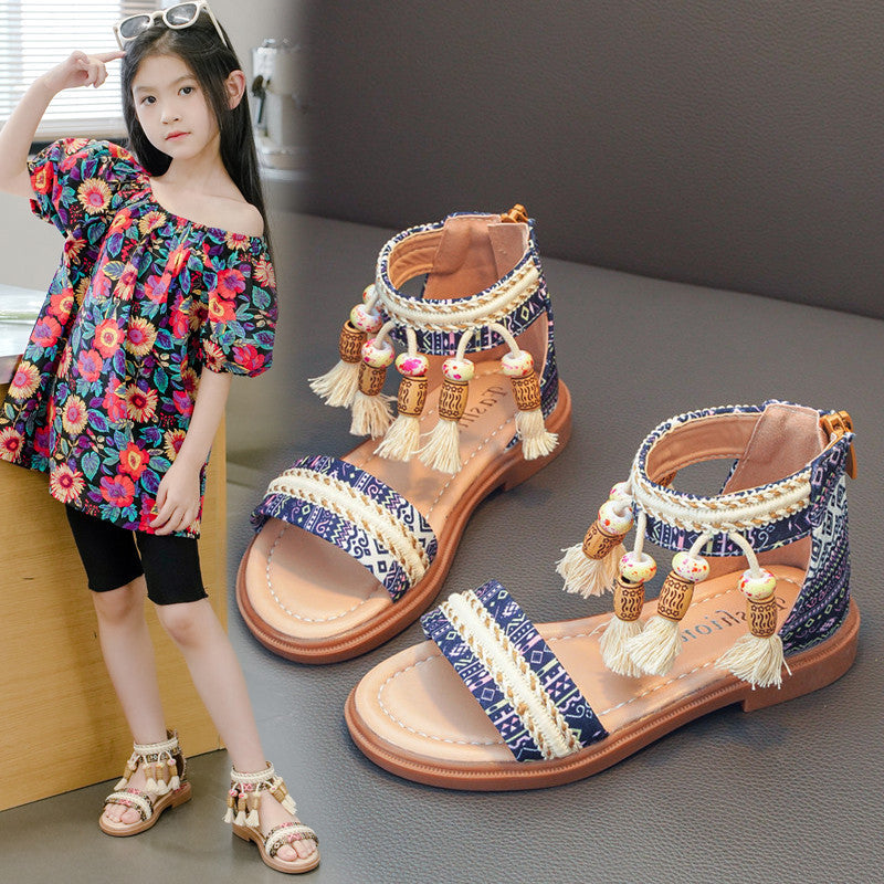 Summer Ethnic Style Retro Children&