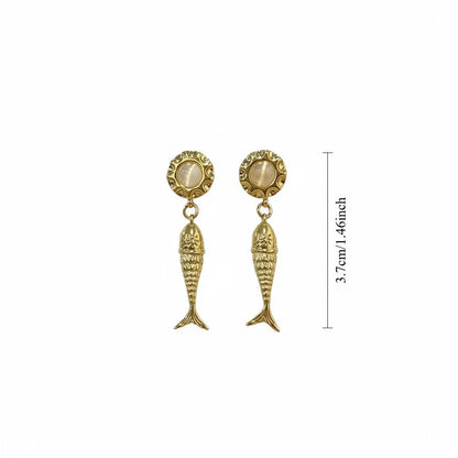 Fashionable Tropical Fish Style Earrings For Women
