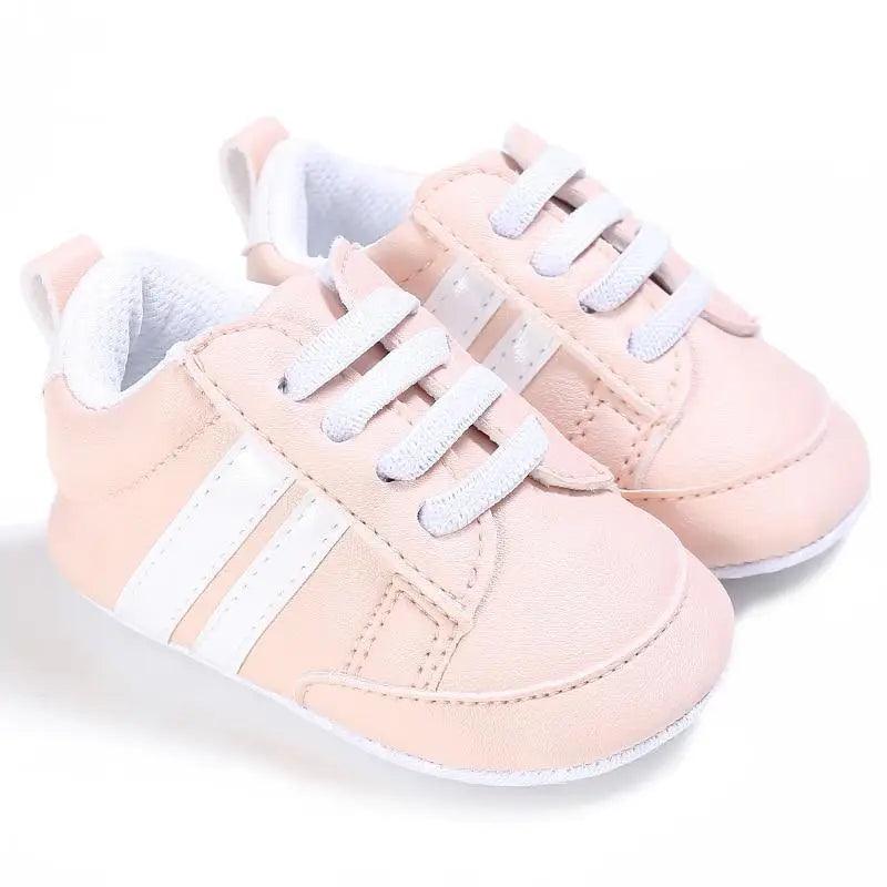 Baby Shoes Classical Sport Soft Sole PU Leather Multi-Color Crib Baby Moccasins Casual Sneakers