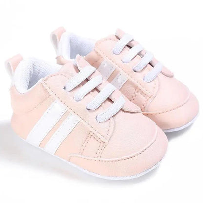 Baby Shoes Classical Sport Soft Sole PU Leather Multi-Color Crib Baby Moccasins Casual Sneakers