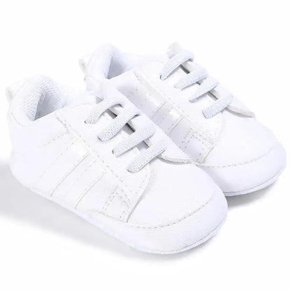 Baby Shoes Classical Sport Soft Sole PU Leather Multi-Color Crib Baby Moccasins Casual Sneakers