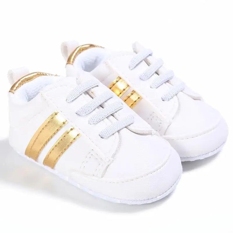 Baby Shoes Classical Sport Soft Sole PU Leather Multi-Color Crib Baby Moccasins Casual Sneakers