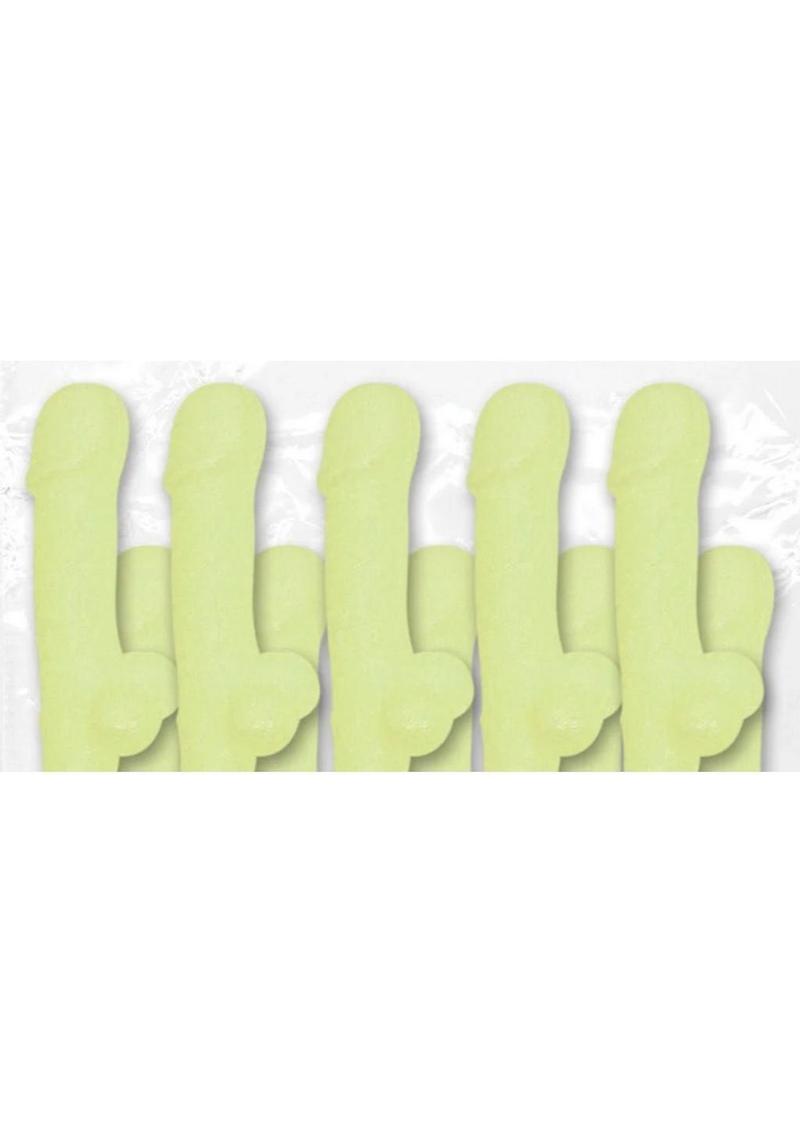 Bachelorette Glow in the Dark Dicky Sipping Straws