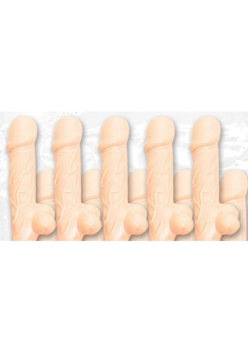 Bachelorette Glow in the Dark Dicky Sipping Straws