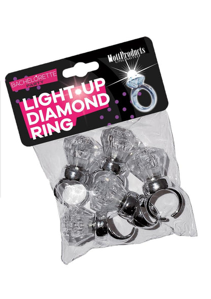 Bachelorette Party Light-Up Diamond Rings