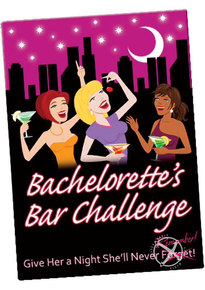 Bachelorette’s Bar Challenge Cards Fun Girls’ Night Party Game