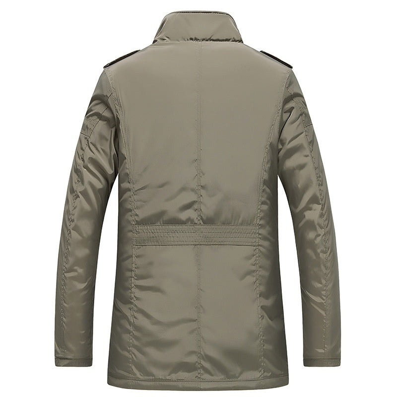 Autumn And Winter New Mid-length Jacket Men&