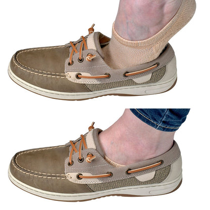 Invisible No Show Bamboo Rayon Socks - 3 Pair and 6 Pair Packs Available