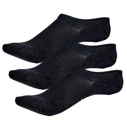Invisible No Show Bamboo Rayon Socks - 3 Pair and 6 Pair Packs Available