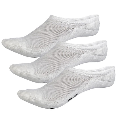 Invisible No Show Bamboo Rayon Socks - 3 Pair and 6 Pair Packs Available