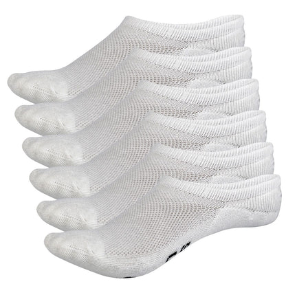 Invisible No Show Bamboo Rayon Socks - 3 Pair and 6 Pair Packs Available