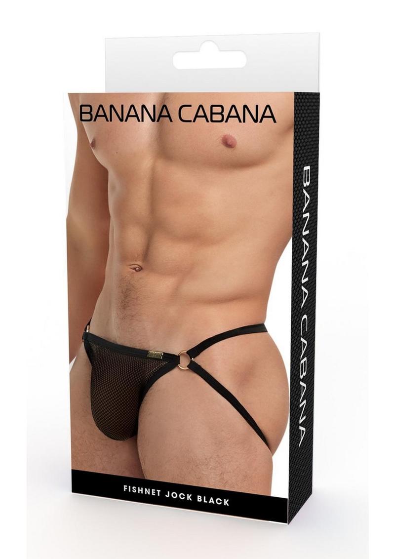 Banana Cabana Fishnet Jock