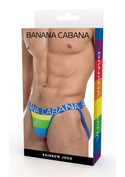 Banana Cabana Sport Jock Mix Vibrant Athletic Jockstrap with Bold Print