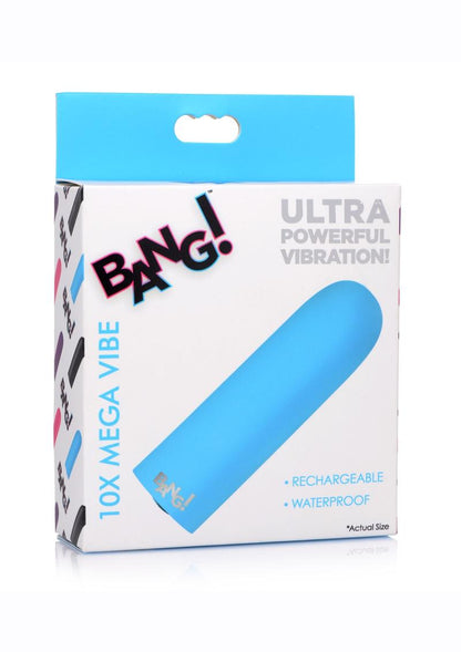 BANG! 10X Ultra Mega Powerful Vibe Rechargeable Vibrating Bullet