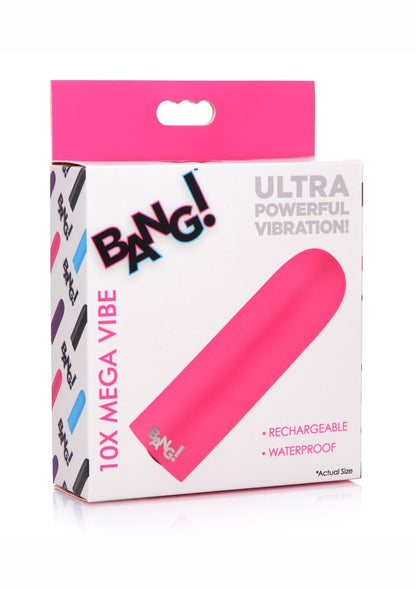 BANG! 10X Ultra Mega Powerful Vibe Rechargeable Vibrating Bullet