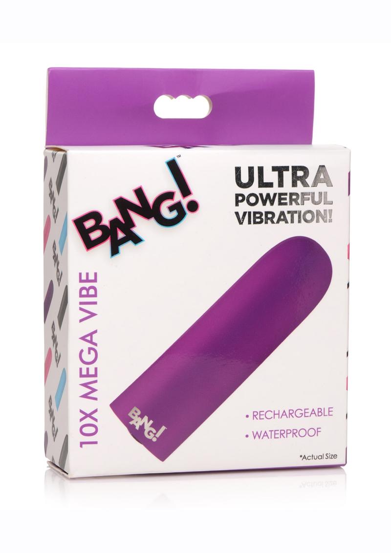BANG! 10X Ultra Mega Powerful Vibe Rechargeable Vibrating Bullet