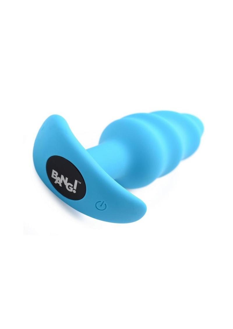 BANG 21X Silicone Swirl Vibrating Butt Plug