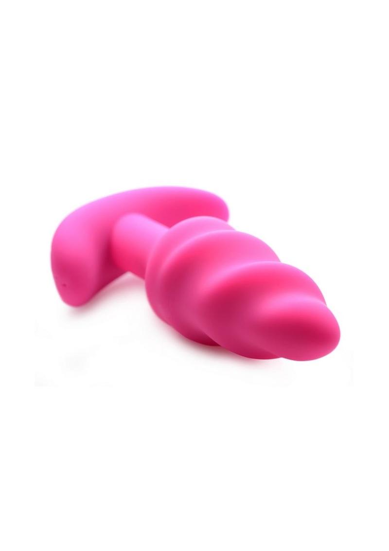 BANG 21X Silicone Swirl Vibrating Butt Plug