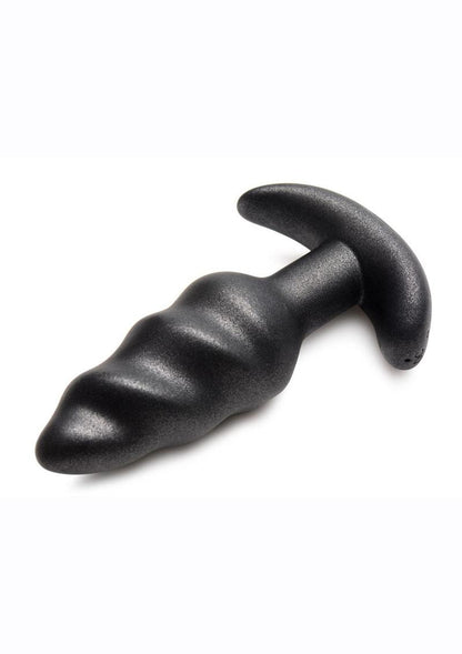 Bang! 25X Rechargeable Swirl Butt Plug with Remote Control
