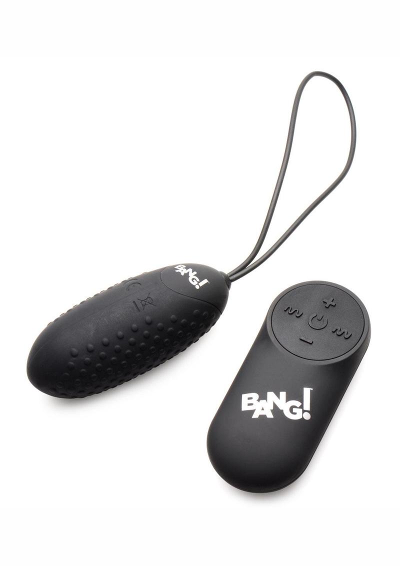 Bang! 28X Nubbed Rechargeable Silicone Egg With Remote Control