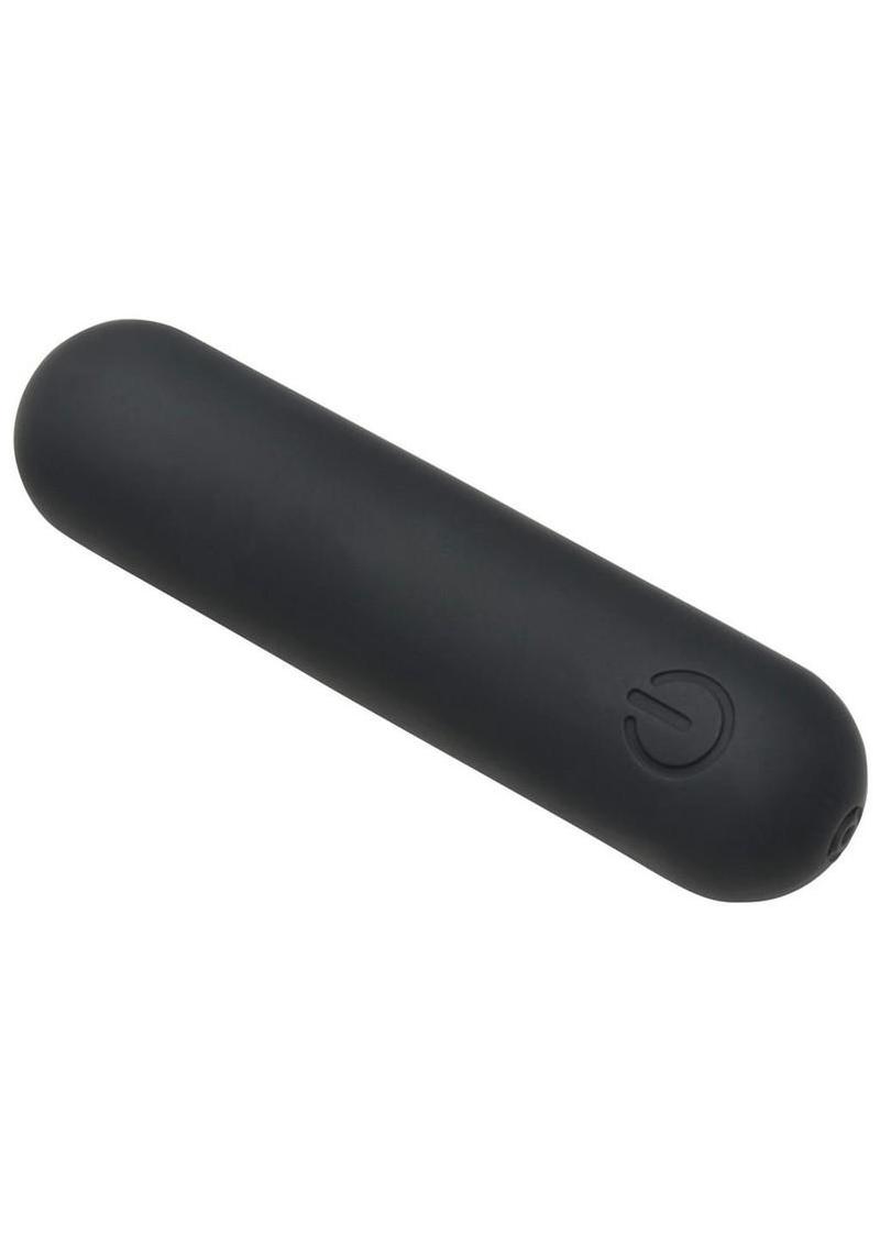 Bang! Flexible Rechargeable Silicone Bullet - Black