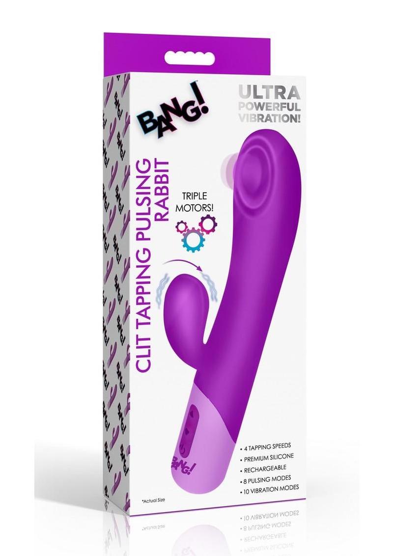 Bang! Clit Tapping Pulsing Rabbit Vibrator