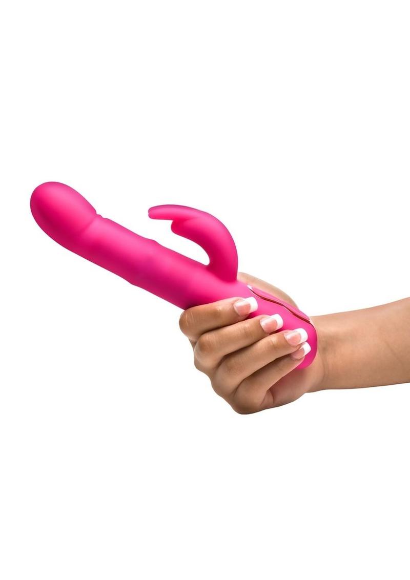 Bang! Come-Hither Beaded Silicone Rabbit Vibrator