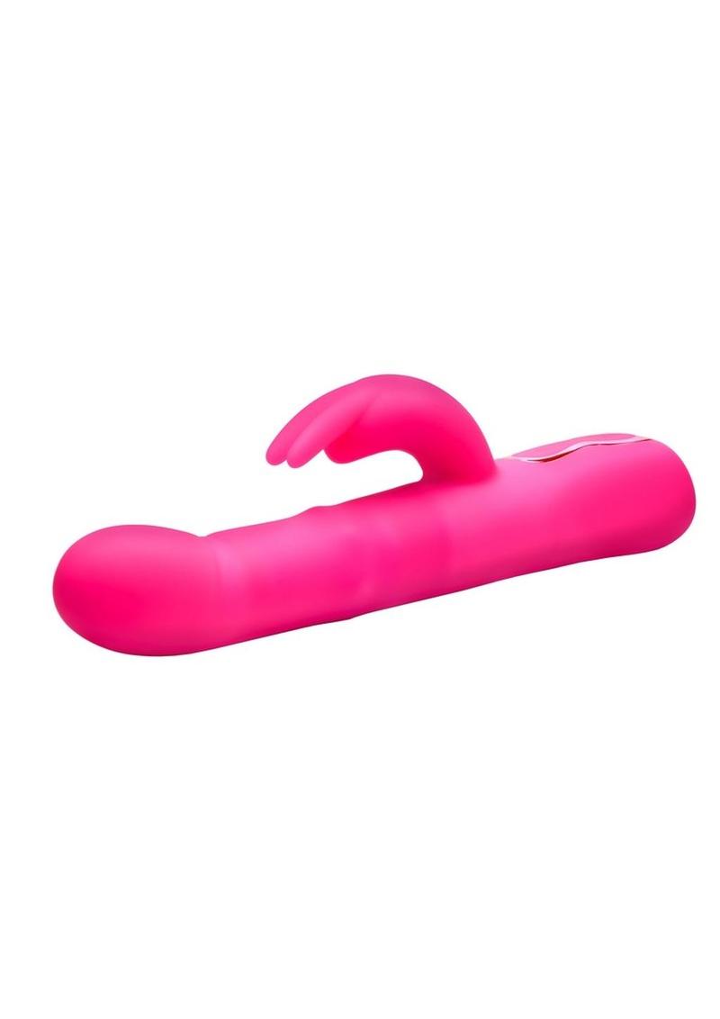 Bang! Come-Hither Beaded Silicone Rabbit Vibrator