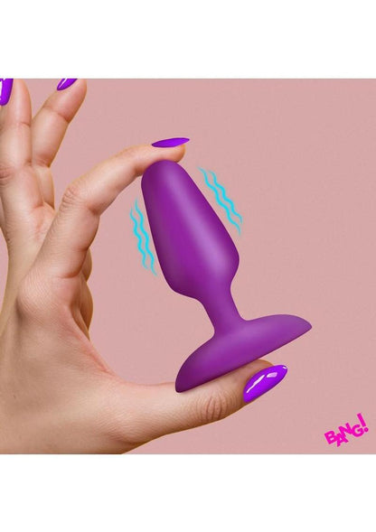 Bang! Vibrating Silicone Butt Plug