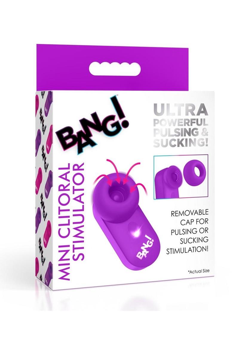 Bang! Mini Clitoral Stimulator Ultra Powerful Pulsing And Sucking