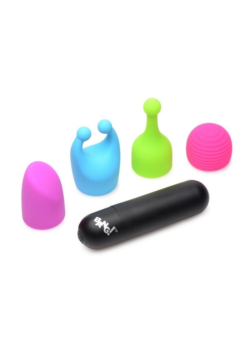 BANG! Bullet Vibration Rechargeable With 4 Attachments