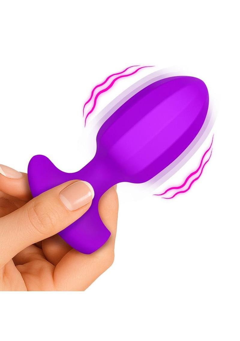 Bang Ribbed Vibrating Butt Plug