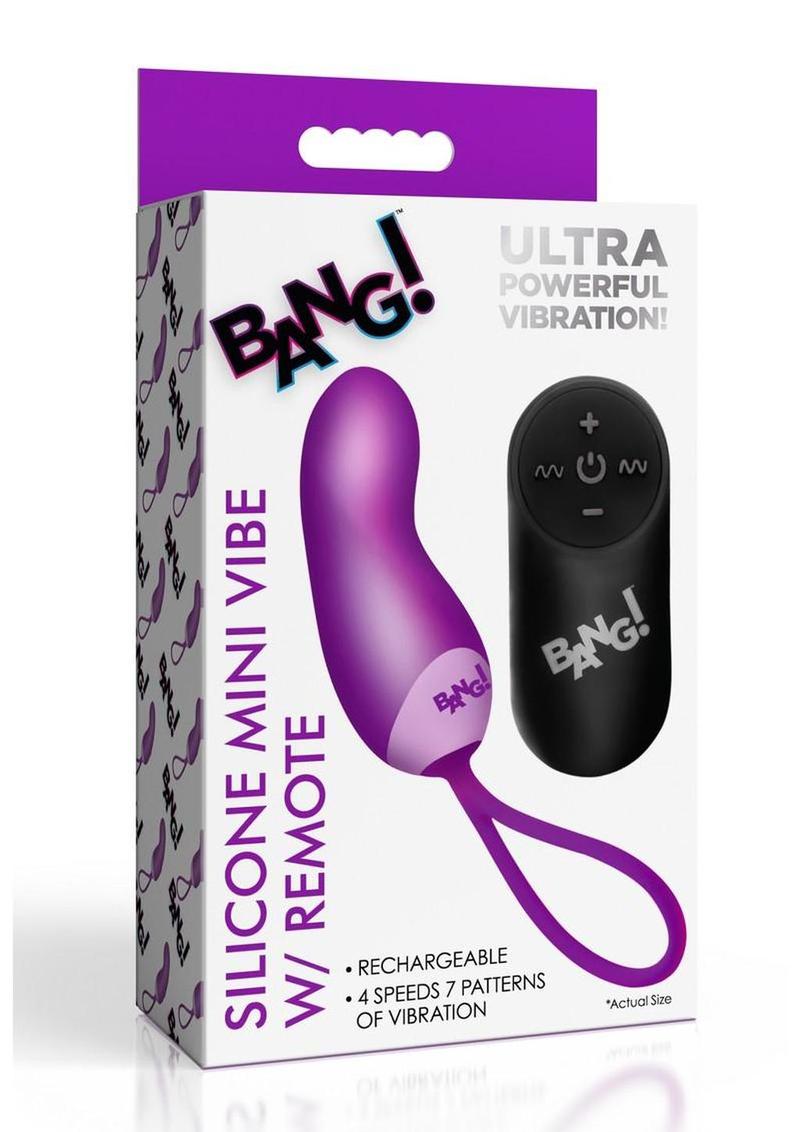 BANG! Silicone Mini Vibe with Remote