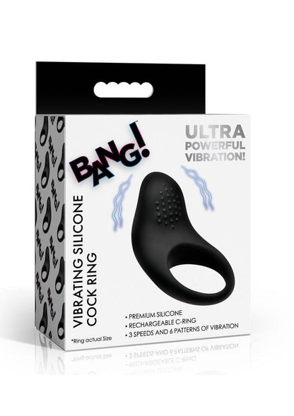 Bang! Vibrating Silicone Cock Ring