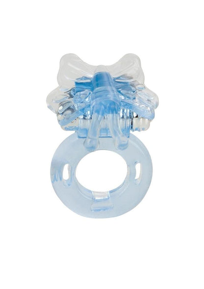 Basic Essentials Butterfly Enhancer Vibrating Cock Ring