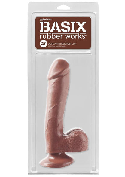 Basix Rubber Works Versatile Dong With Suction Cup